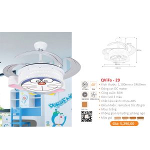 QUẠT ĐÈN CAO CẤP QVIFA-29