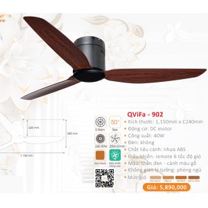 QUẠT ĐÈN CAO CẤP QVIFA-902