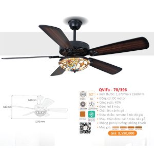 QUẠT ĐÈN CAO CẤP QVIFA -78/396