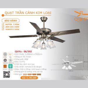 QUẠT ĐÈN CAO CẤP QVIFA -06/392