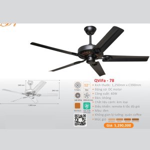 QUẠT ĐÈN CAO CẤP QVIFA-78