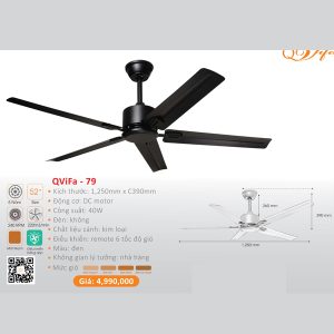 QUẠT ĐÈN CAO CẤP QVIFA-79