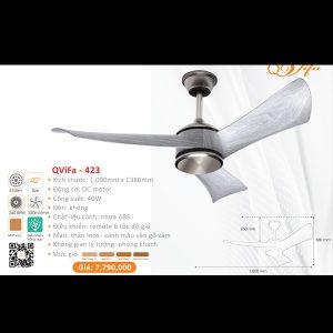 QUẠT ĐÈN CAO CẤP QVIFA-423