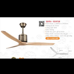 QUẠT ĐÈN CAO CẤP QVIFA -01VF18