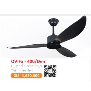 QUẠT ĐÈN CAO CẤP QVIFA-400/ĐEN