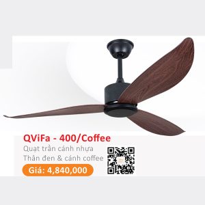 QUẠT ĐÈN CAO CẤP QVIFA-400/COFFEE
